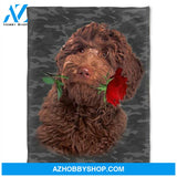 Dog Blanket,Fleece Blanket, I Love Dog.Gift For Dog Lover Family Home Decor Bedding Couch Sofa Soft and Comfy Cozy