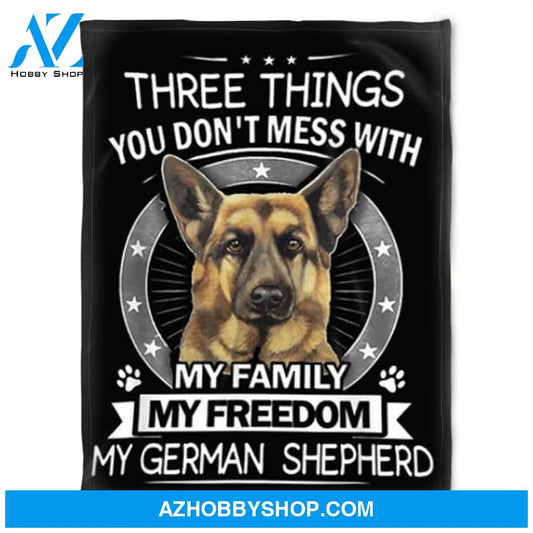 Dog Blanket, Fleece Blanket, My German Shepherd,Gift For People Family Home Decor Bedding Couch Sofa Soft and Comfy Cozy