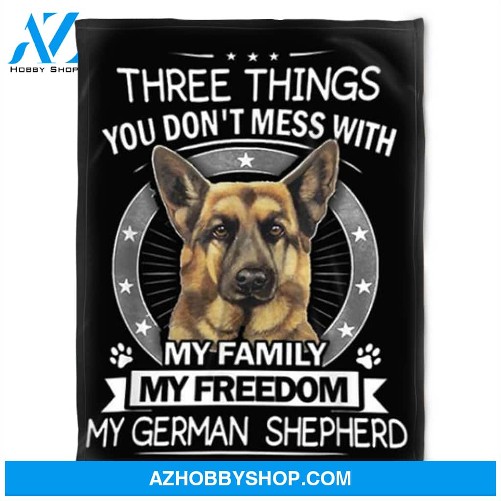 Dog Blanket, Fleece Blanket, My German Shepherd,Gift For People Family Home Decor Bedding Couch Sofa Soft and Comfy Cozy