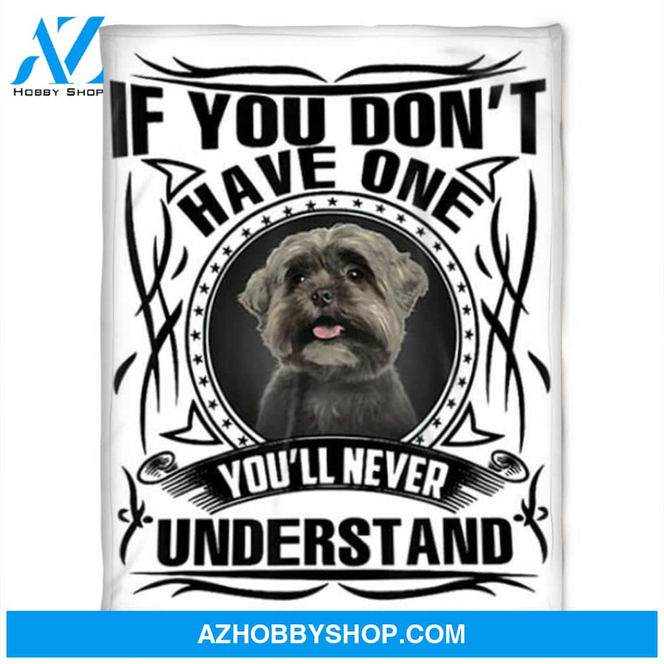 Dog Blanket, If You Don't Have One You'll Never. Gift For People Family Home Decor Bedding Couch Sofa Soft and Comfy Cozy