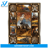 Dog Blanket, Steam Railroad Blanket Gift For Steam Railroad Lovers