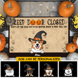 Dog Breeds Witch Keep Door Closed Outdoor Indoor Doormat DO0012