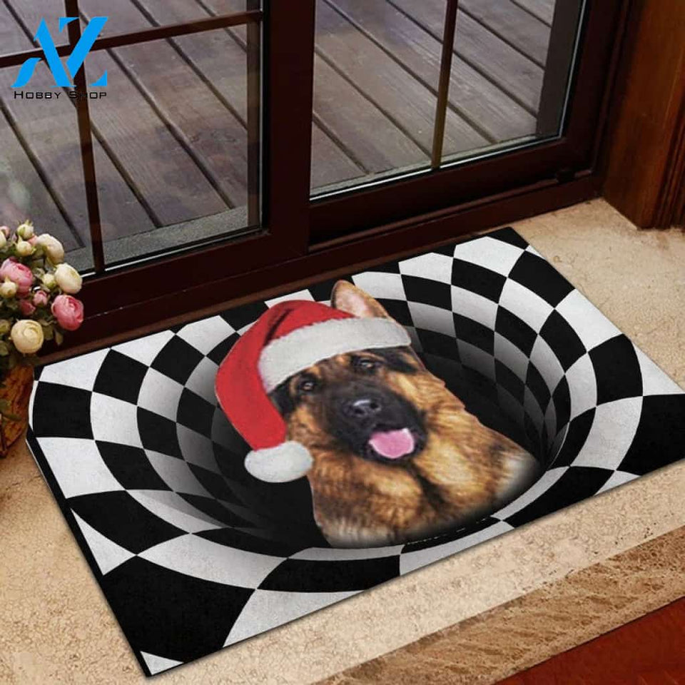 Dog Christmas German Shepherd Funny Doormat Gift For Dog Lovers Birthday Gift Home Decor Warm House Gift Welcome Mat