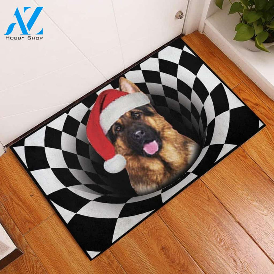 Dog Christmas German Shepherd Funny Doormat Gift For Dog Lovers Birthday Gift Home Decor Warm House Gift Welcome Mat