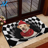 Dog Christmas Labrador Retriever Funny Doormat Gift For Dog Lovers Birthday Gift Home Decor Warm House Gift Welcome Mat