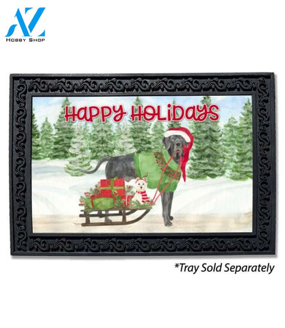 Dog Days of Christmas Happy Holidays Doormat - 18" x 30"
