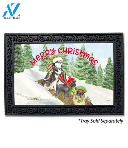 Dog Days of Christmas Merry Christmas Doormat - 18" x 30"