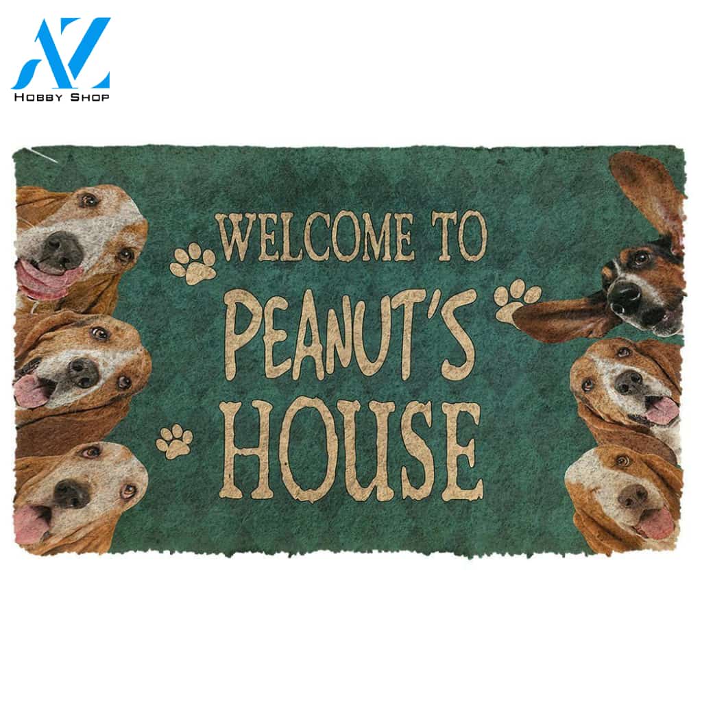 Dog Doormat 3D Basset Hound Welcome You Doormat