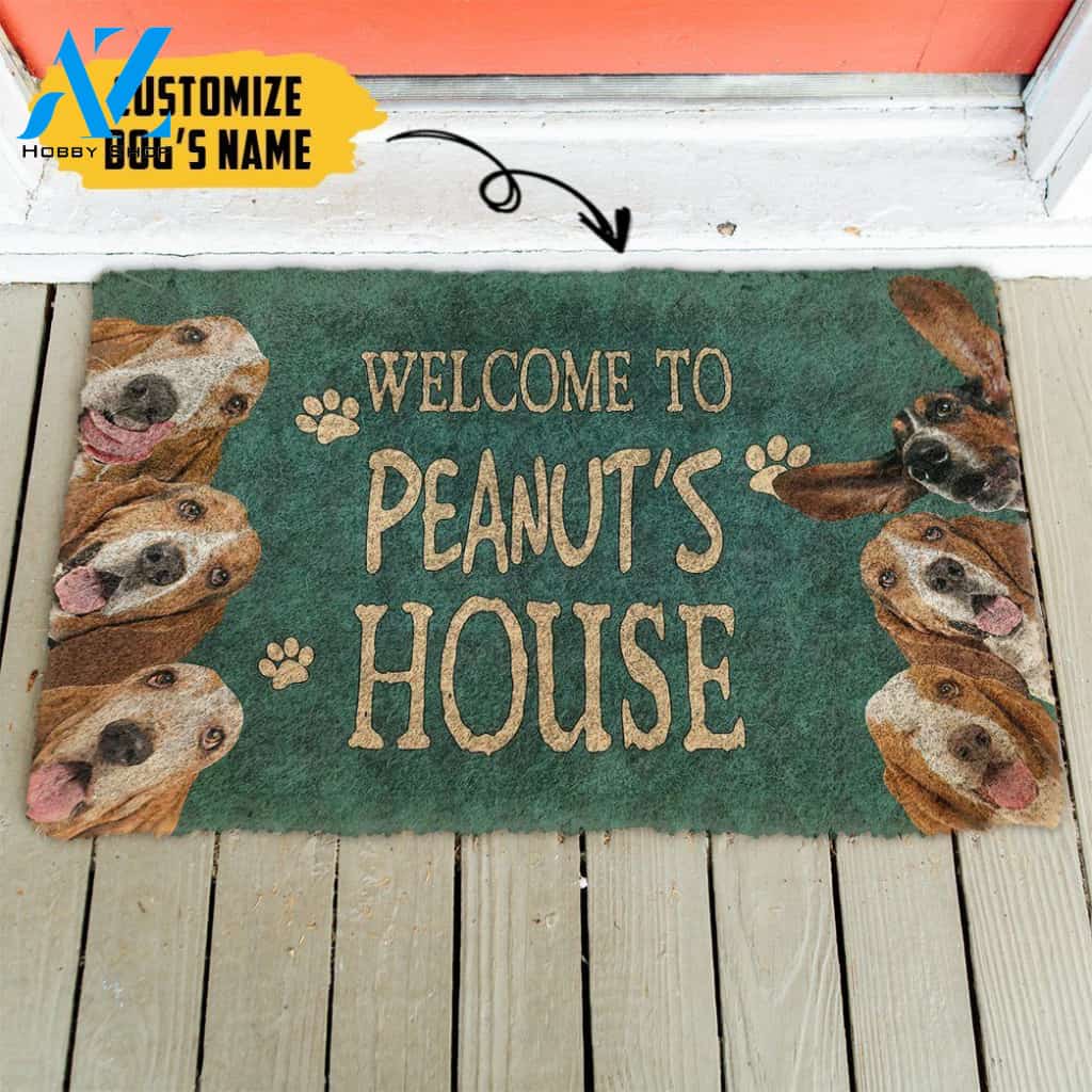 Dog Doormat 3D Basset Hound Welcome You Doormat