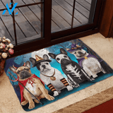 Dog Doormat 3D French Bulldog Halloween Custom Doormat