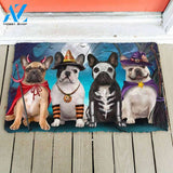 Dog Doormat 3D French Bulldog Halloween Custom Doormat