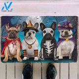 Dog Doormat 3D French Bulldog Halloween Custom Doormat