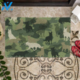 Dog Doormat 3D German Shepherd Camo Doormat