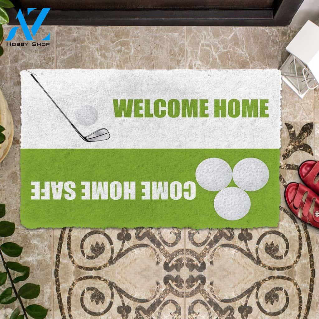 Dog Doormat 3D Golf Welcome Home Custom Doormat