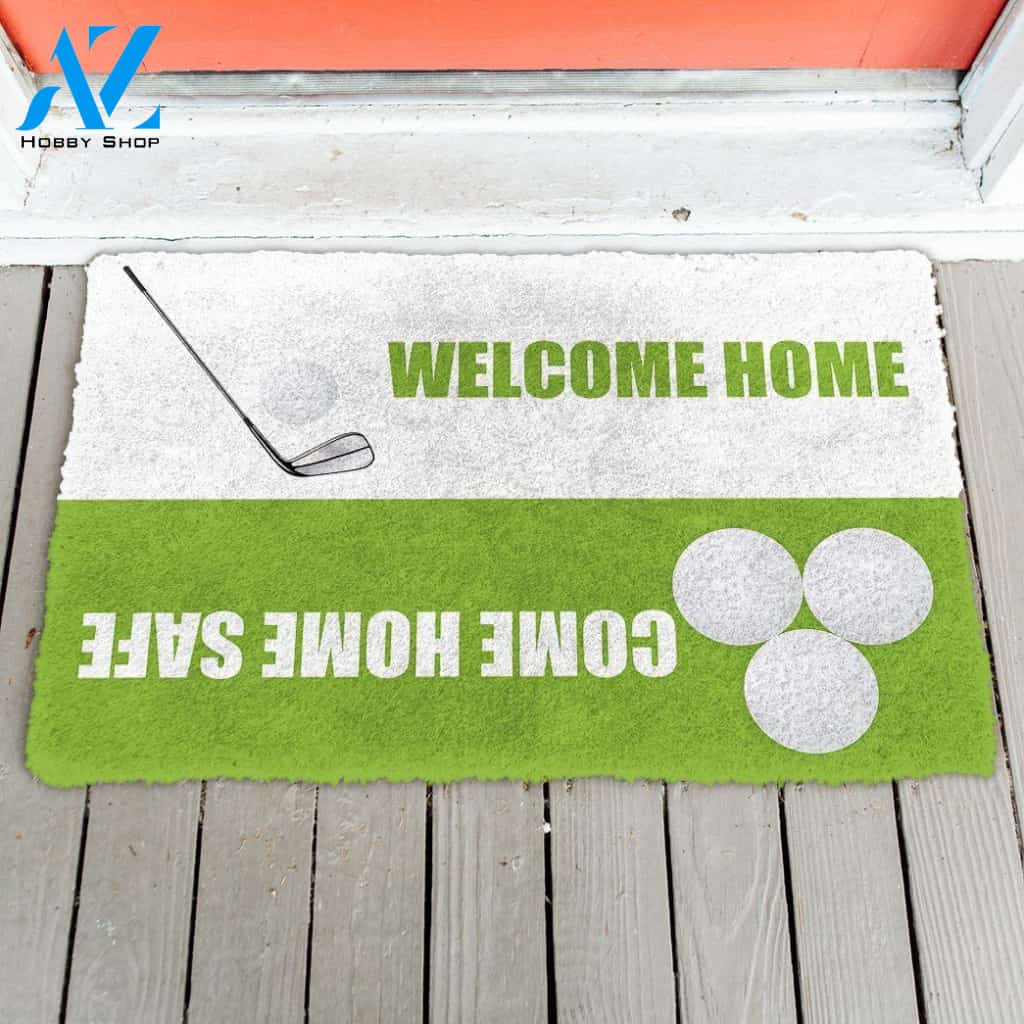 Dog Doormat 3D Golf Welcome Home Custom Doormat