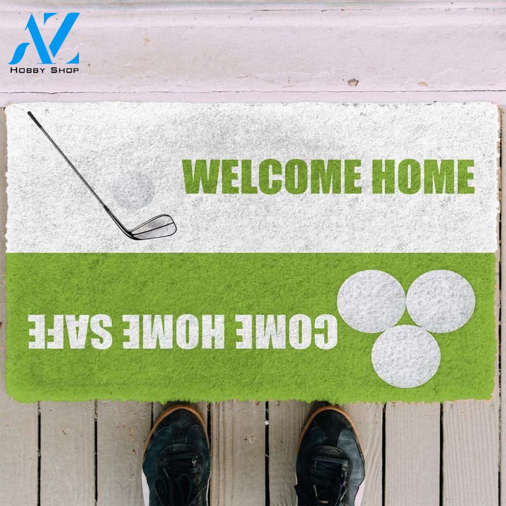 Dog Doormat 3D Golf Welcome Home Custom Doormat