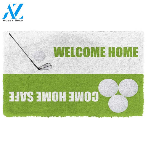 Dog Doormat 3D Golf Welcome Home Custom Doormat