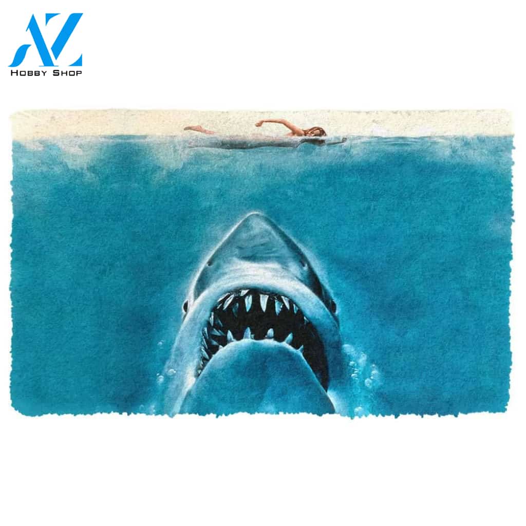 Dog Doormat 3D Halloween Shark Custom Doormat