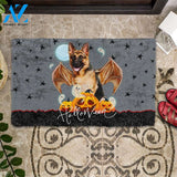 Dog Doormat 3D Halloween Vampire German Shepherd Custom Doormat