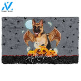Dog Doormat 3D Halloween Vampire German Shepherd Custom Doormat