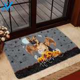 Dog Doormat 3D Halloween Vampire German Shepherd Custom Doormat
