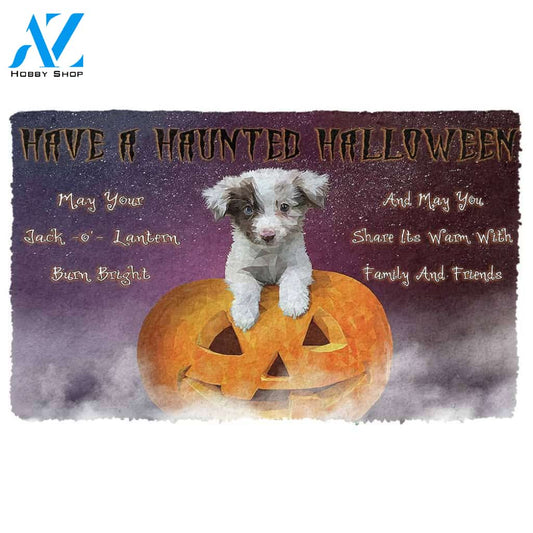 Dog Doormat 3D Have A Haunted Halloween Dog Doormat