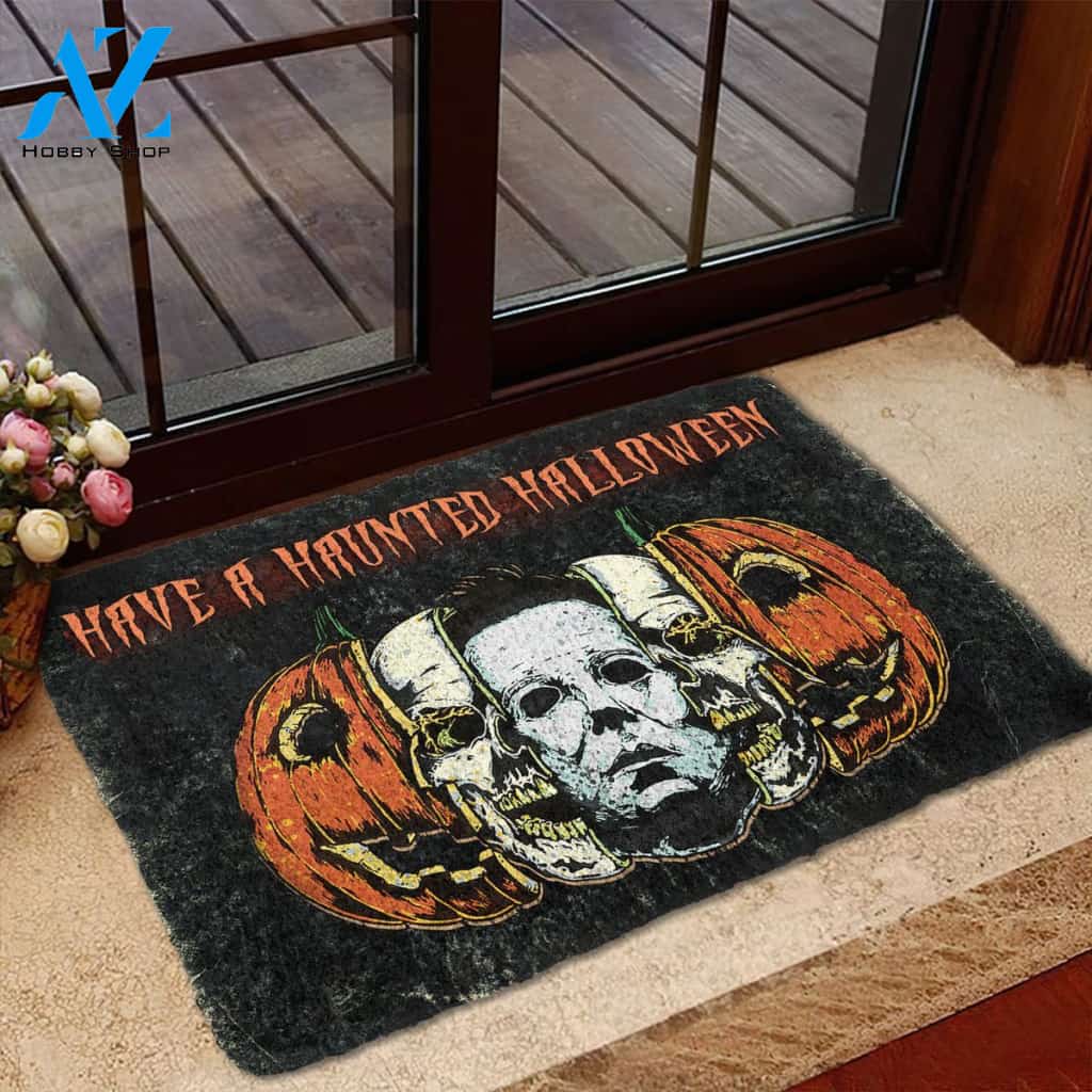 Dog Doormat 3D Have A Haunted Halloween Doormat