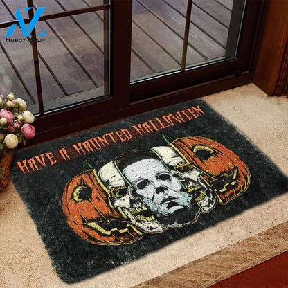 Dog Doormat 3D Have A Haunted Halloween Doormat