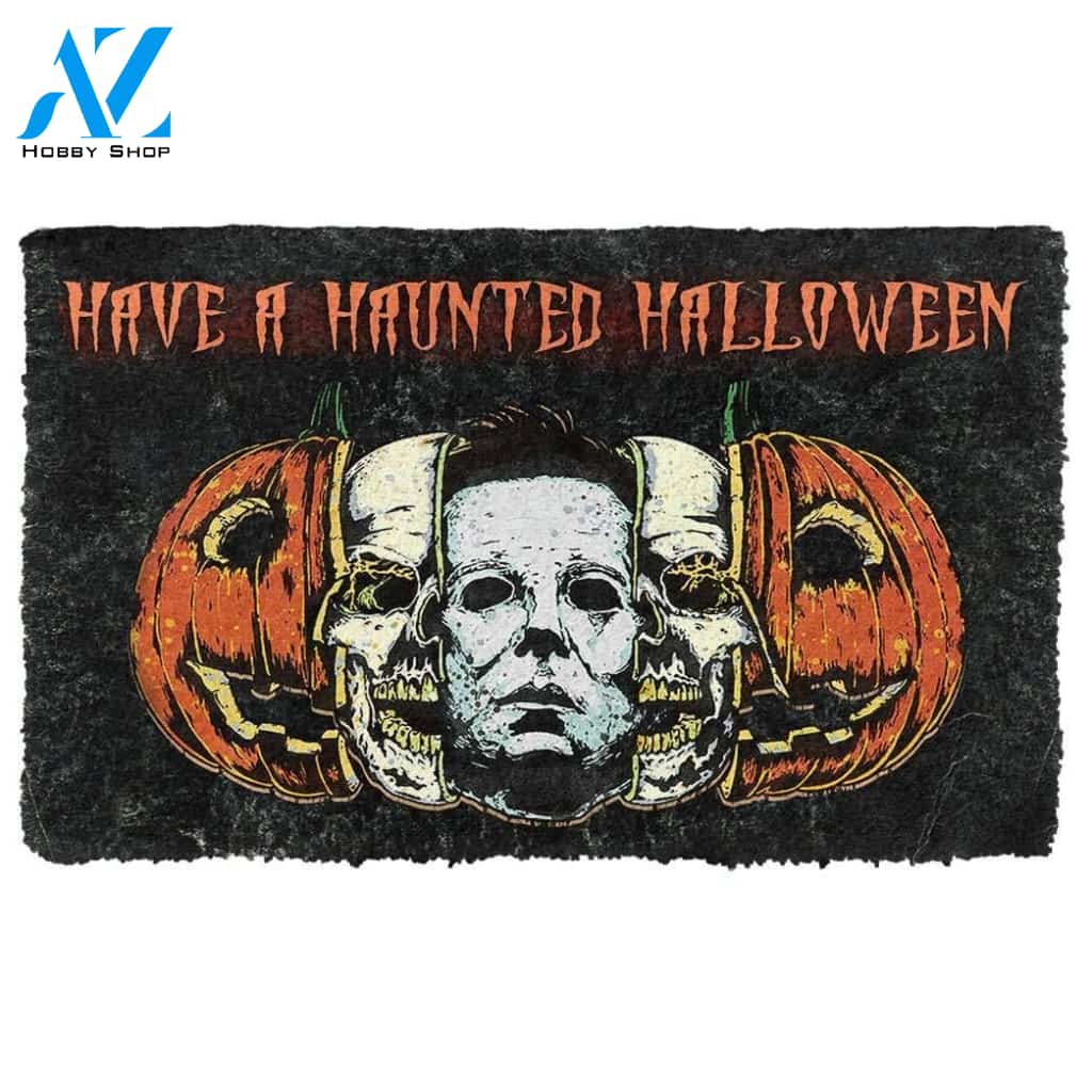 Dog Doormat 3D Have A Haunted Halloween Doormat