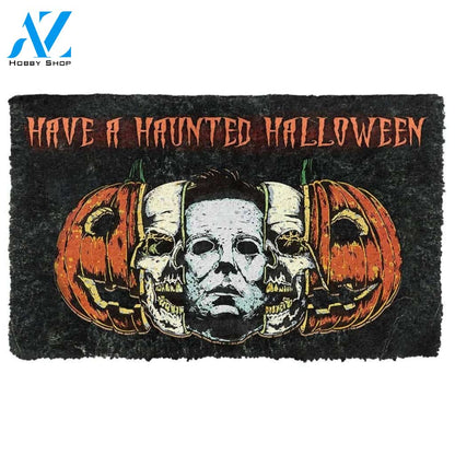 Dog Doormat 3D Have A Haunted Halloween Doormat
