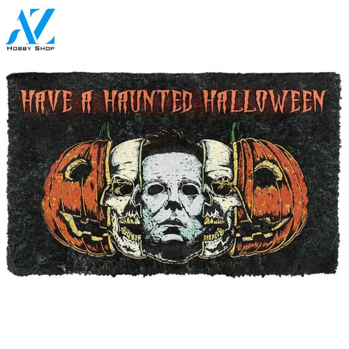 Dog Doormat 3D Have A Haunted Halloween Doormat
