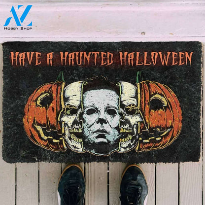 Dog Doormat 3D Have A Haunted Halloween Doormat
