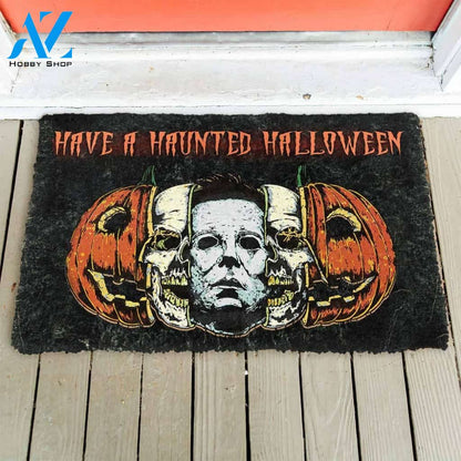 Dog Doormat 3D Have A Haunted Halloween Doormat