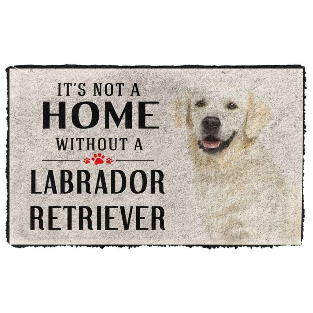 Dog Doormat 3D Its Not A Home Without A Labrador Retriever Custom Doormat