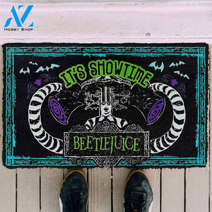 Dog Doormat 3D Its Show Time Beetlejuice Custom Doormat