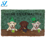 Dog Doormat 3D Labrador Retriever Drunk Lives Matter Doormat