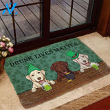 Dog Doormat 3D Labrador Retriever Drunk Lives Matter Doormat