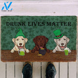 Dog Doormat 3D Labrador Retriever Drunk Lives Matter Doormat