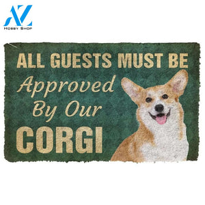 Dog Doormat 3D Must Be Approved By Our Corgi Custom Doormat