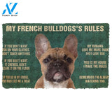 Dog Doormat 3D My French Bulldog's Rules Doormat
