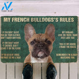 Dog Doormat 3D My French Bulldog's Rules Doormat