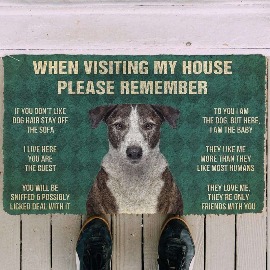 Dog Doormat 3D Please Remember Ibizan Hound Dogs House Rules Doormat