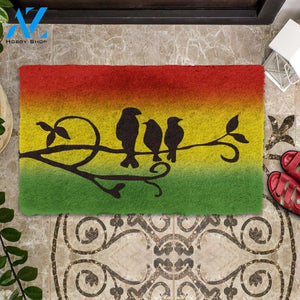 Dog Doormat 3D Reggae Three Little Birds Custom Doormat