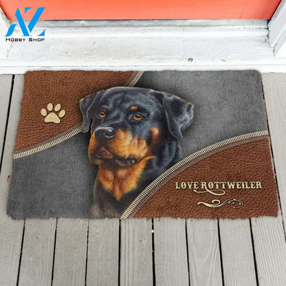 Dog Doormat 3D Rottweiler Doormat