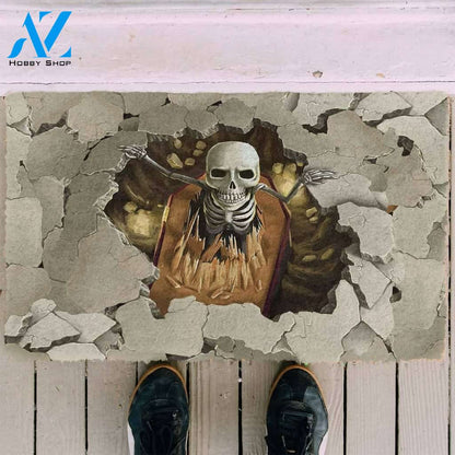Dog Doormat 3D Skeleton Doormat