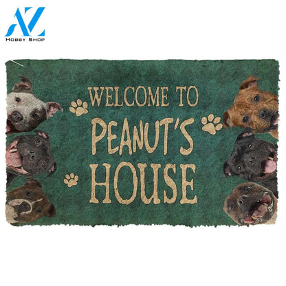 Dog Doormat 3D Staffordshire Bull Terrier Welcome You Doormat