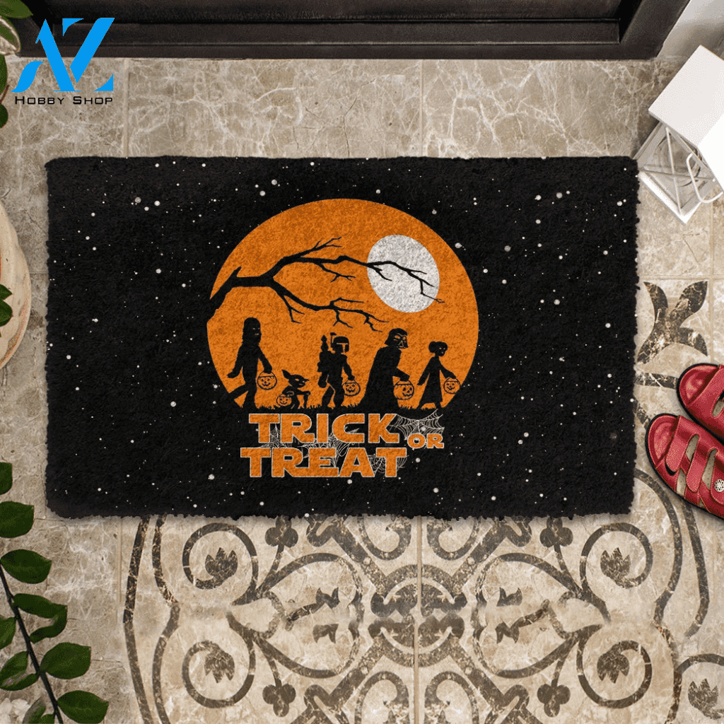 Dog Doormat 3D SW Trick Or Treat Custom Doormat