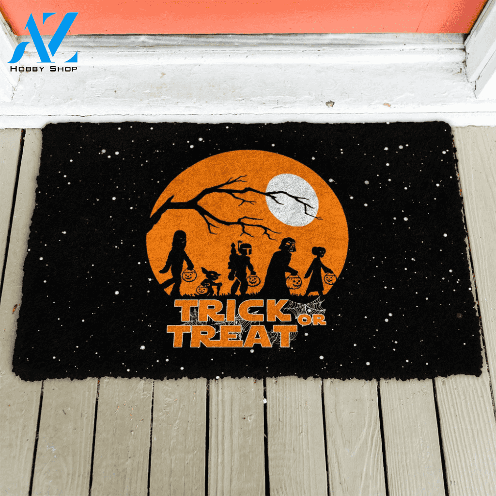 Dog Doormat 3D SW Trick Or Treat Custom Doormat