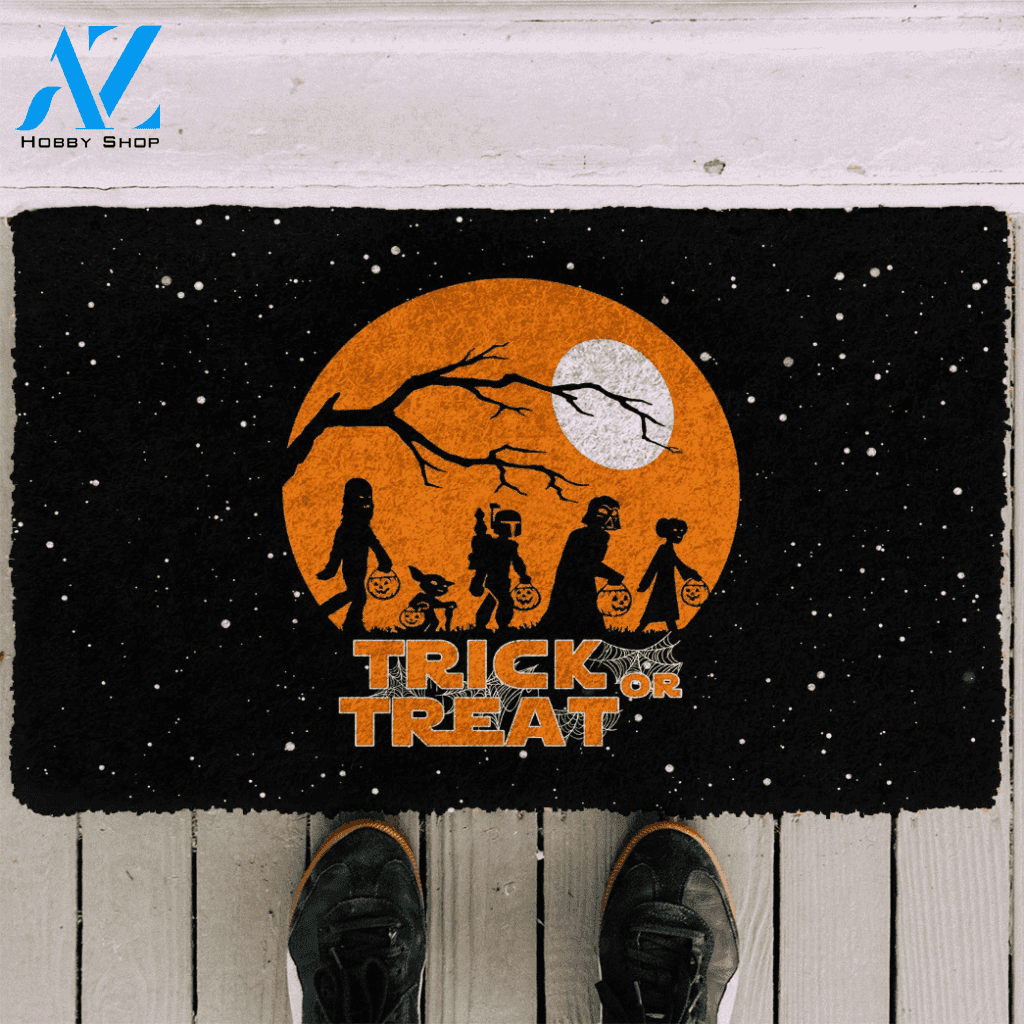 Dog Doormat 3D SW Trick Or Treat Custom Doormat