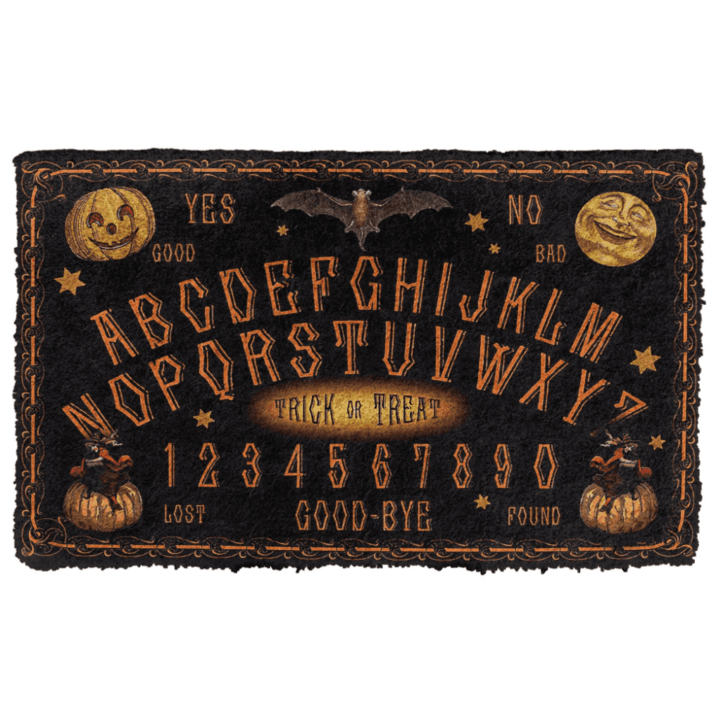 Dog Doormat 3D Talking Board Ouijia Board Halloween Style Custom Doormat